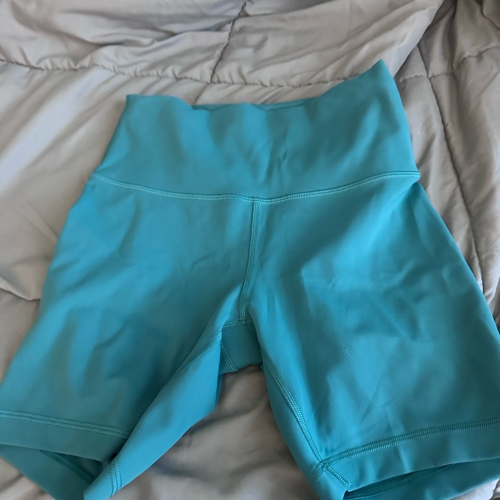 lululemon athletica Teal Bike Shorts